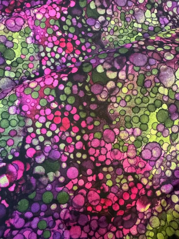 cotton fabric - Heather Oasis - Bliss Bold and Bright - Northcott Cotton Fabric