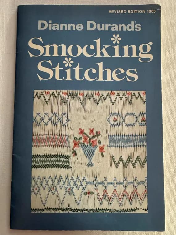 none - Smocking Stitches book by Dianne Durand vintage 1982