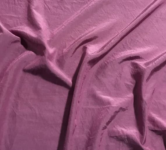 lilac habotai fabric - 1/4 yard increments - Lilac - Hand Dyed Silk/ Cotton Habotai
