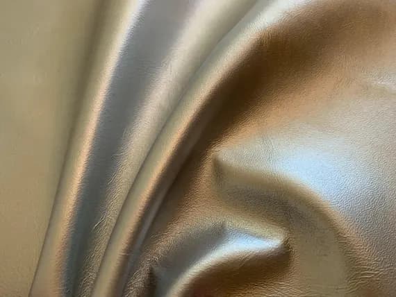 silver leather - Metallic SILVER Cow Hide Leather 1 Square Foot (12x12") Piece