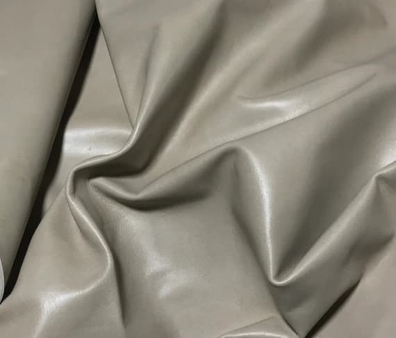taupe leather - GRAY TAUPE Cow Hide Leather 8"x8" Piece