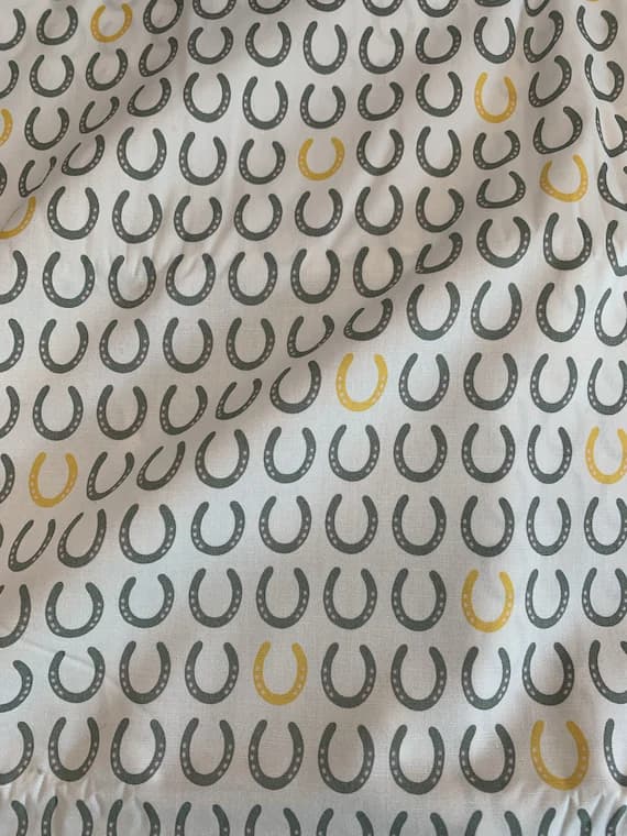 cotton fabric - Lucky Hoofprint Arena - Fantasia - by Art Gallery 100% Cotton Fabric