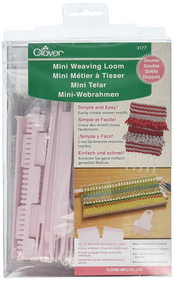 fabric - Clover 3177 Double Loom Mini Weaving Loom Double