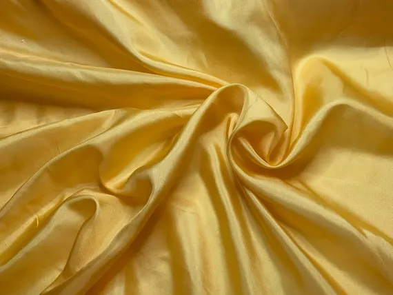 yellow habotai fabric - Goldenrod Yellow China Silk HABOTAI Fabric