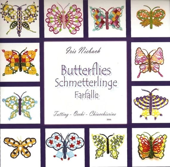 none - Butterflies Tatting Book by Iris Niebach