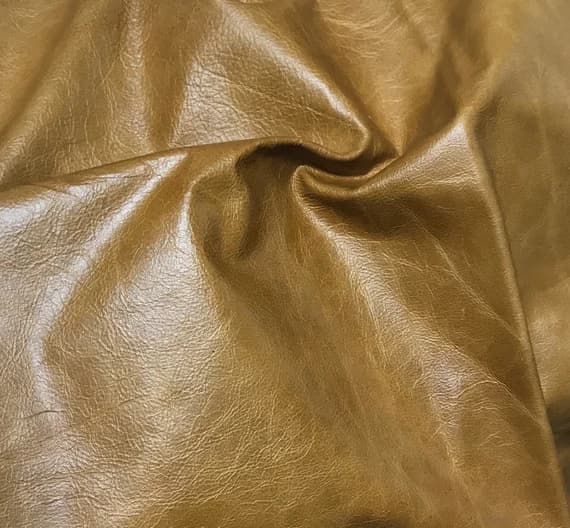 brown leather - GOLDEN BROWN Cow Hide Leather 8"x8" Piece