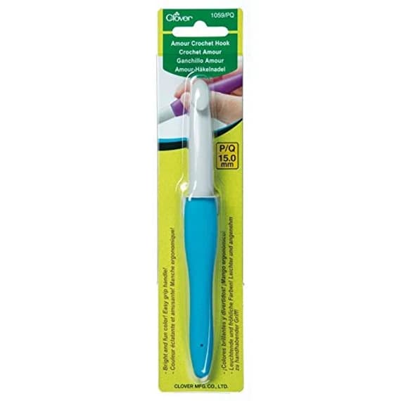 none - Clover 1059 Needlecraft Amour Crochet Hook; 15 mm