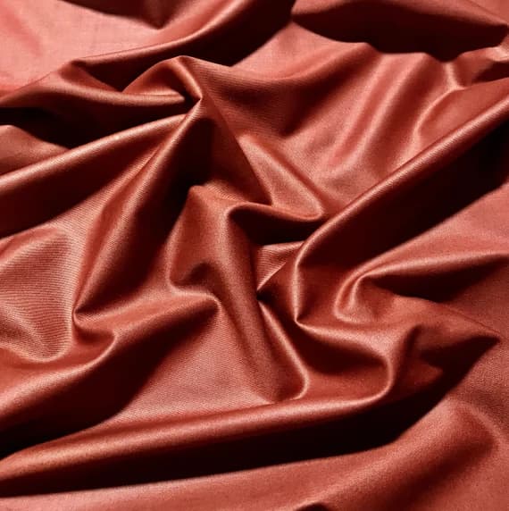 orange twill fabric - Burnt Orange - Rayon Gabardine Fabric