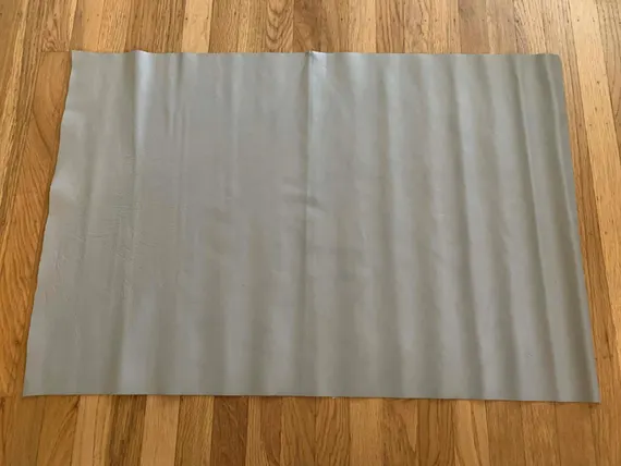 taupe leather - TAUPE GRAY Cow Hide Leather Hide 6 Square Feet #1