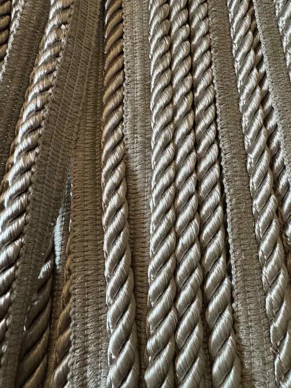 taupe none - Princess Taupe Lip Cord Braid Gimp Trim by Conso 3/8" wide x 2 Yard increments