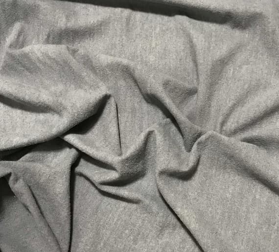 silver noil fabric - SILVER Hand Dyed Raw Silk NOIL Fabric