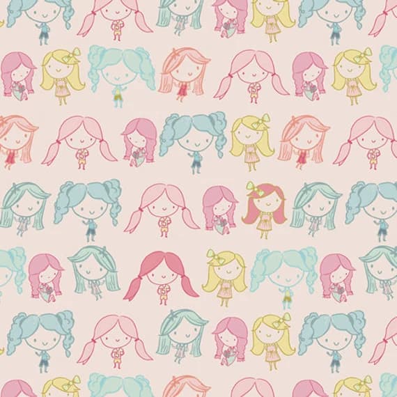 cotton fabric - Best Friends Forever - Daydream by Patty Basemi for Art Gallery 100% Cotton Fabric