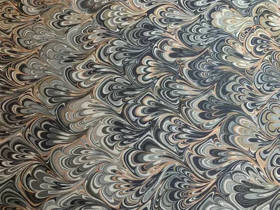 cotton fabric - 1/2 yard increments Night Shade Marble 2 - Art of Marbling - by Heather Fletcher for Northcott Cotton Fabric
