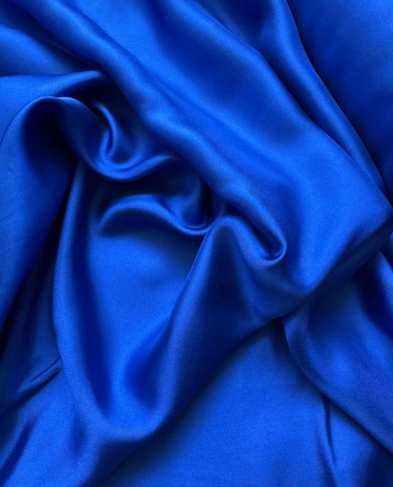 sapphire twill fabric - Sapphire Blue 100% Silk Twill Fabric 12mm weight