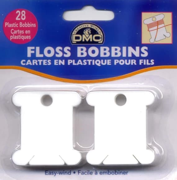 none - DMC 6102 Plastic Floss Bobbins; 28-Pack