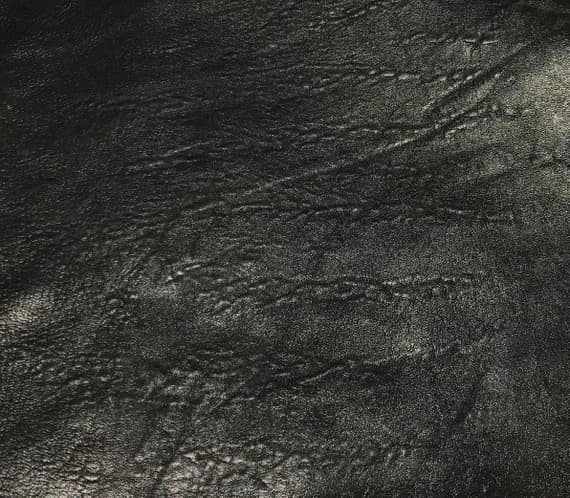 black leather - BLACK BUBBLE TEXTURE Cow Hide Leather 8"x8" Piece