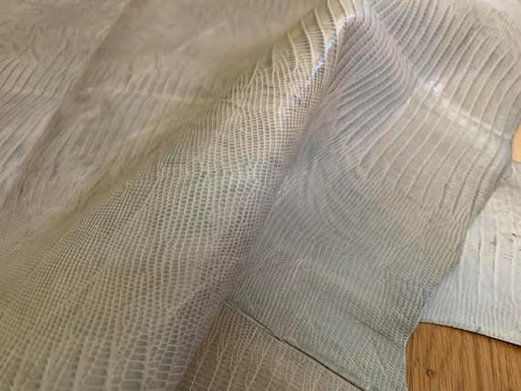 taupe leather - Taupe Gray Beige GATOR Cow Hide Leather Hide 12 Square Feet