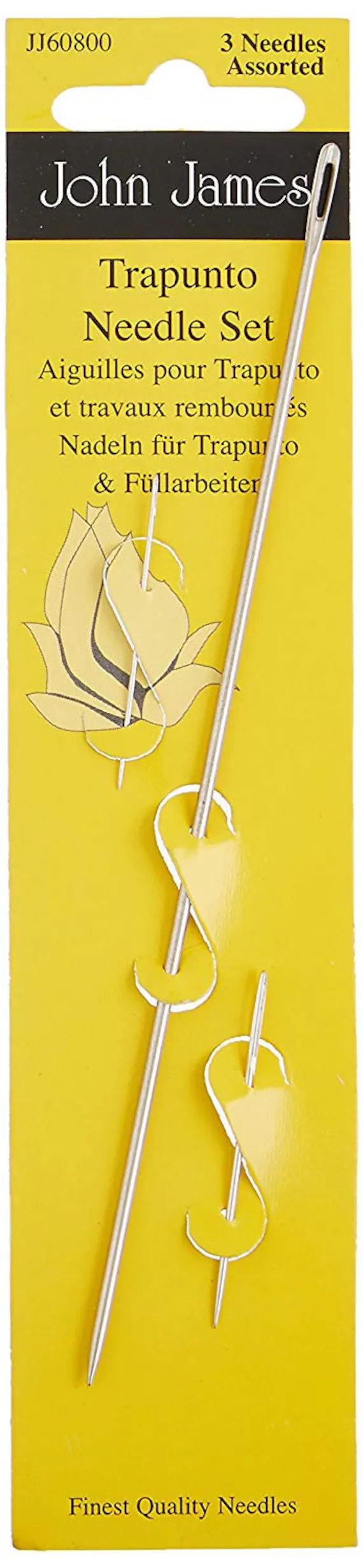 none - Colonial Needle 3 Count John James Trapunto Assorted Needles
