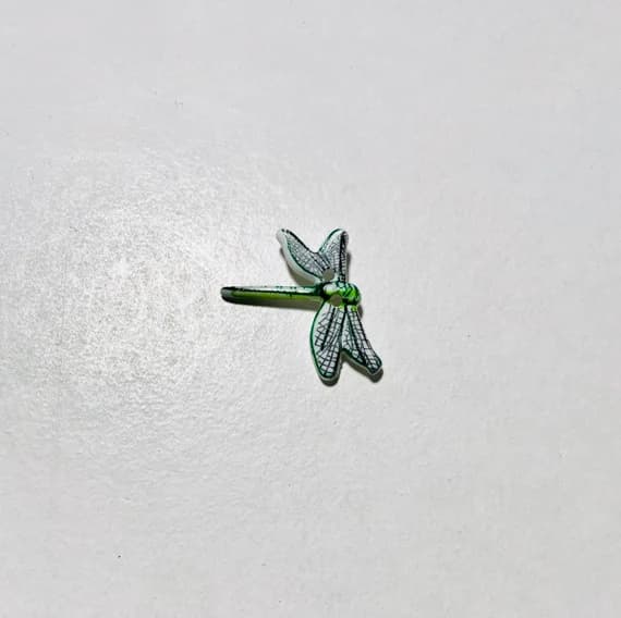 none - Dragonfly Plastic Button 25mm/ 1" - Dill Buttons Brand (2 Colors to Choose From)