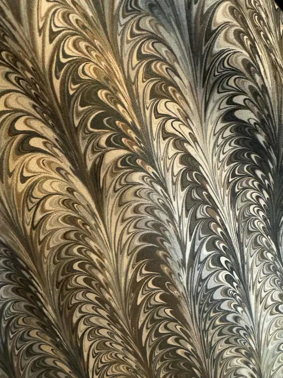 cotton fabric - Night Shade Marble 3 - Art of Marbling - by Heather Fletcher for Northcott Cotton Fabric