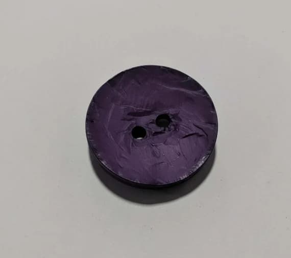 lilac none - Large Round Lilac Polyamid Plastic Button - 45mm /1 3/4 inch - Dill Buttons