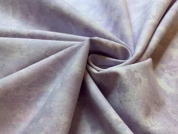 lavender cotton fabric - Lavender Watercolor Blender Cotton Fabric Vintage 90's OOP Marcus Brothers