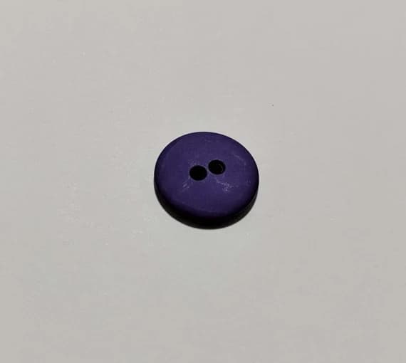 purple none - Purple Round 2 Hole Plastic Button - 20mm / 3/4 inch - Dill Buttons - Set of 4