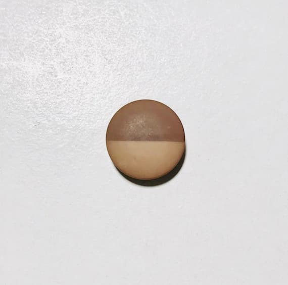 brown none - Two Tone Brown Plastic Button - Dill Buttons Brand (2 Sizes to Choose)