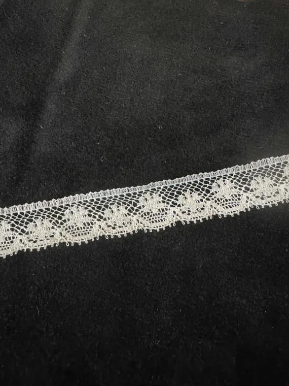 white lace - Vintage White Floral Border Heirloom Lace Trim 1/2" wide x 2 Yards