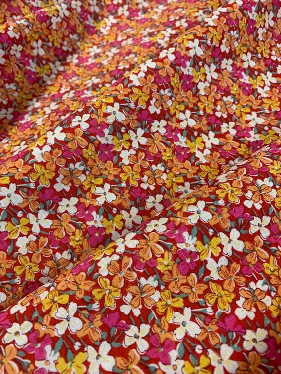 cotton fabric - Caroline Campbell B Floral Artist's Home Collection By Liberty Fabrics for Riley Blake - Cotton Fabric