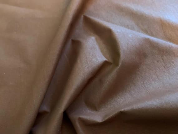 brown leather - TOFFEE BROWN Supple Lambskin Leather 1 Square Foot