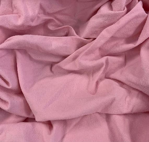pink noil fabric - Ballerina Pink - Hand Dyed Raw Silk Noil