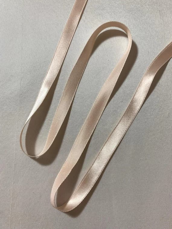 peach none - Apricot Peach 100% Pure Silk Single Faced Satin Ribbon - 9mm/ 3/8" x 3 Yards Made in Japan