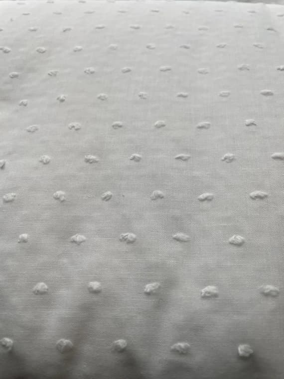 white cotton fabric - White Dotted Swiss Pima Cotton Heirloom Fabric