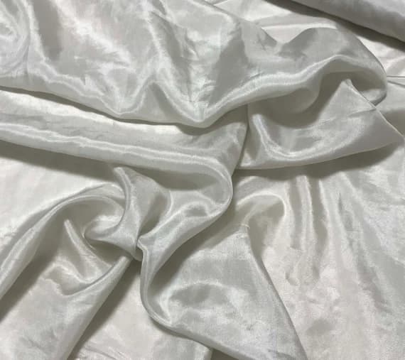 silver habotai fabric - SILVER China Silk HABOTAI Fabric