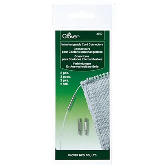none - Clover 3650 Needlecraft 2 Piece Interchangeable Cord Connectors