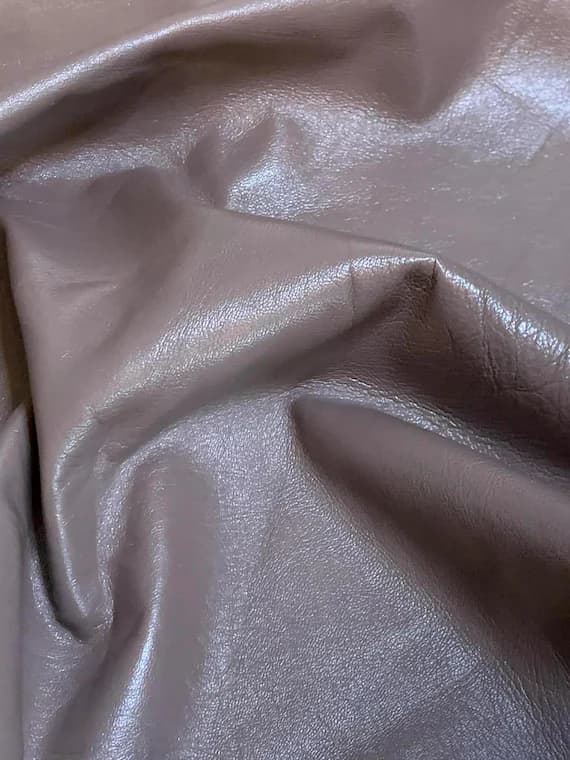 taupe leather - TAUPE BROWN Lambskin Leather Whole Hide 7 Square Feet