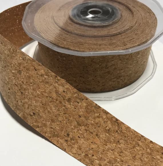 none - CORK Ribbon (1 1/2" wide) -by the yard-