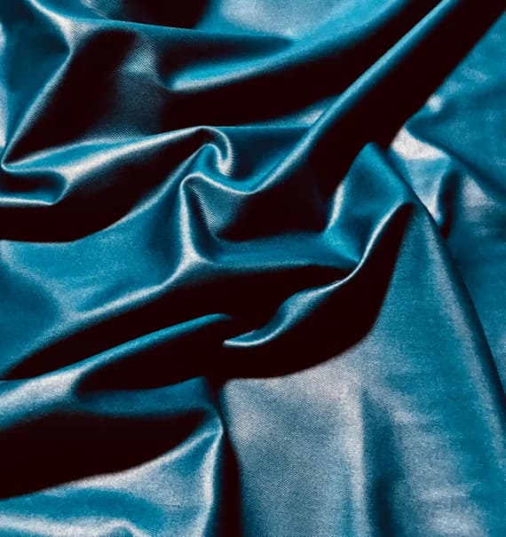 turquoise twill fabric - Turquoise Blue - Rayon Gabardine Fabric