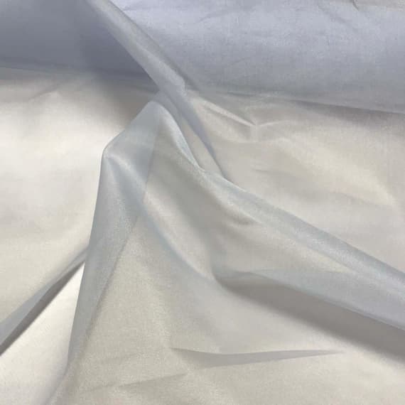 blue organza fabric - Light Blue - Silk Organza Fabric