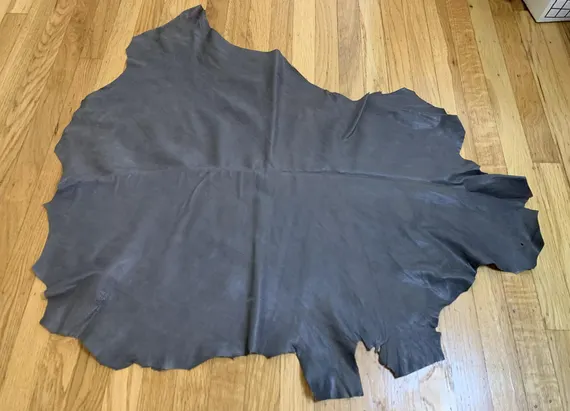 taupe leather - TAUPE BROWN Lambskin Leather Whole Hide 6 Square Feet