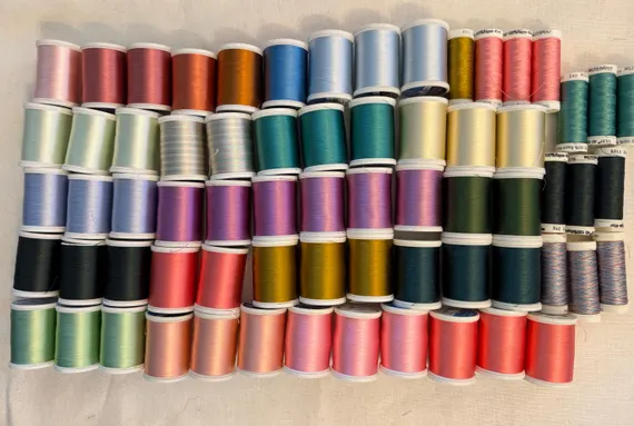 none - 67 Spools Wholesale Lot of New Sulky Rayon 40 wt Thread