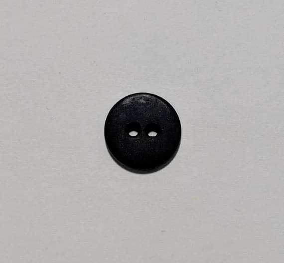 navy none - Navy Blue Round 2 Hole Plastic Button - 13mm / 1/2 inch - Dill Buttons - Set of 4