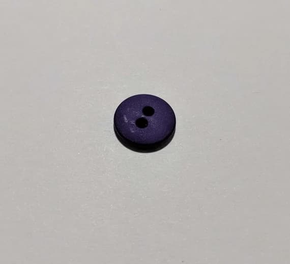 purple none - Purple Round 2 Hole Plastic Button - 13mm / 1/2 inch - Dill Buttons - Set of 4