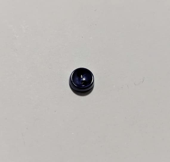 purple none - Dark Purple Tiny Baby or Doll 2 Hole Plastic Button -7mm / 1/4 inch - Dill Buttons -Set of 6