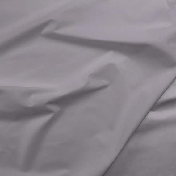 silver cotton fabric - 100% Cotton Basecloth Broadcloth Solid - Silver Gray - Paintbrush Studio Fabrics