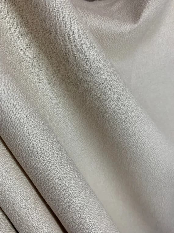 beige linen fabric - Light Beige Linen & Rayon Blend Textured Fabric