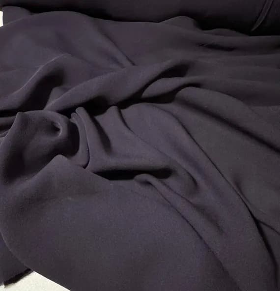 purple chiffon fabric - Blackberry Purple - 16mm Silk Georgette Chiffon Fabric