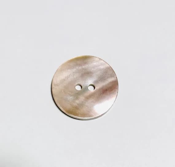peach none - Peach Natural Pearl Button - Dill Buttons Brand (3 Sizes to Choose From)