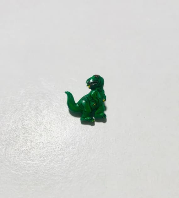 none - Dinosaur T-Rex Plastic Button - Dill Buttons Brand (2 Sizes to Choose From) SET OF 2